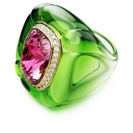 Dulcis cocktail ring Cushion cut, Pavé, Multicolored 55