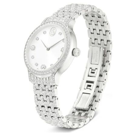 Imber watch Swiss Made, Metal bracelet, Silver tone, Stainless steel