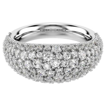 Sublima ring White, Rhodium plated 60