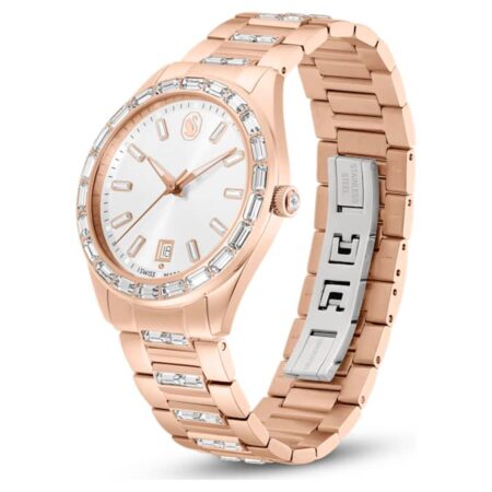 Matrix date watch Swiss Made, Metal bracelet