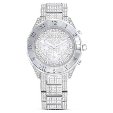 Dextera lux watch Swiss Made, Metal bracelet, Silver tone, Stainless Steel