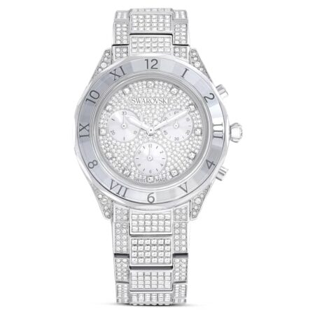 Dextera lux watch Swiss Made, Metal bracelet, Silver tone, Stainless Steel