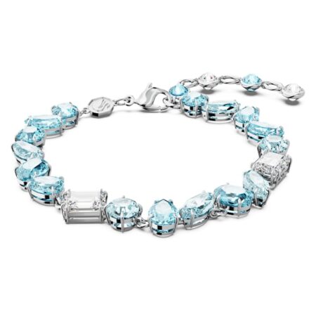 Gema bracelet Mixed cuts, Blue,