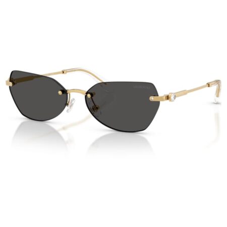 Sunglasses Pillow shape, SK7038, Gold tone